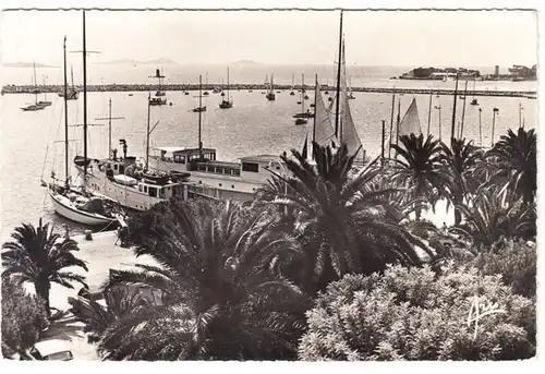 CPA Bandol, Les Quais des Yachts, gel. 1960