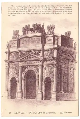 CPA Orange, L` Arc de Triomphe, ungel.