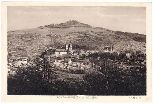 CPA La Grande Guerre,Pont a Mousson et Mousson, ungel.