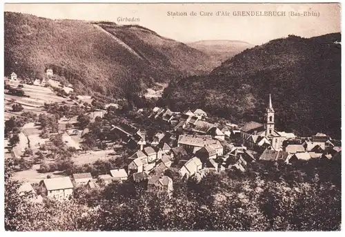 CPA Grendelbruch, Station de Cure d'Air Grendelbruch, Rouget de Lisle, gel. 1936