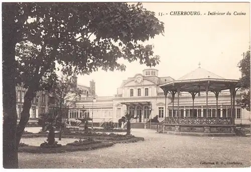 CPA Cherbourg, Interieur du Casino, ungel.