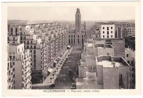 CPA Villeurbanne, Nouveau centre urbain, ungel.