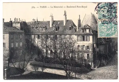 CPA Paris, La Maternite, Boulevard Port-Royal, gel. 1906