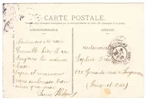 CPA Paris, La Maternite, Boulevard Port-Royal, gel. 1906