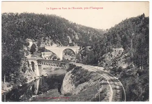 CPA Les Lignon au Pont de l'Enceinte, presents d'Yssingeaux, ohnel.