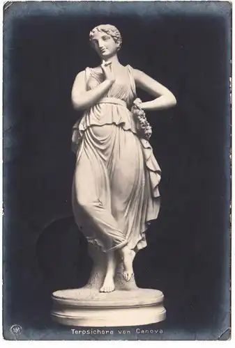 AK Terpsichore von Canova, gel. 1908