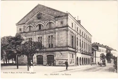 CPA Belfort - Stadt, Le Theatre, ungel.