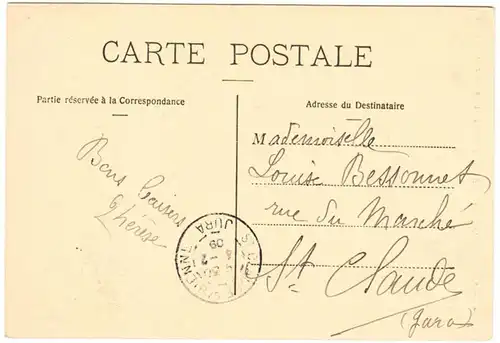 CPA Dole, Portail de la Chapelle du College, gel. 1905