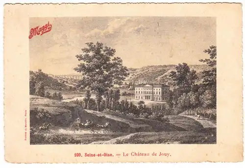 CPA Seine et Oise, Le Chateau de Jouy,Maggi, ungel.