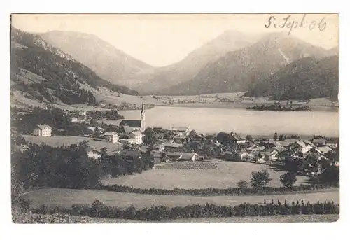 AK Schliersee, Panoramaansicht, gel. 1906