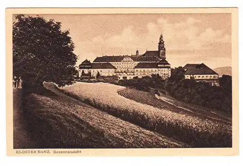 AK Staffelstein, monastère de Banz, vue d'ensemble, peu.
