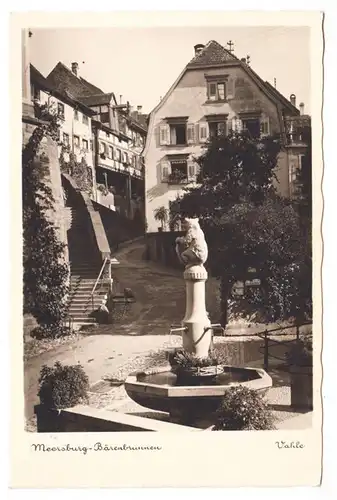 AK Meersburg, Bärenbrunnen, Bahnpost, Zug 00140?, gel.