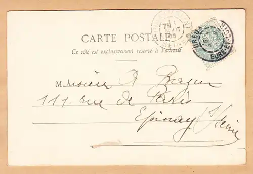 CPA Dreux, Ancien Eveche, gel. 1905