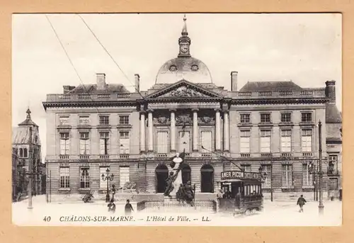 CPA Châllons-sur-Marne, L'Hotel de Ville, ungel.