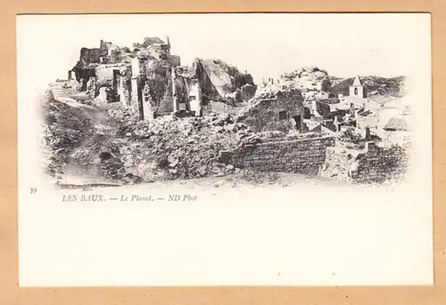 CPA Les-Baux, Le Planet, ungel.