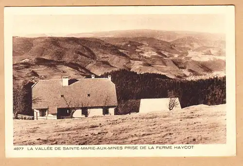 CPA La Vallee de Sainte-Marie-aux-Mines prisede la Ferme Haycot, ohnel.