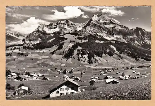 CPA Adelboden, Boden mit Grosslohner, gel. 1954