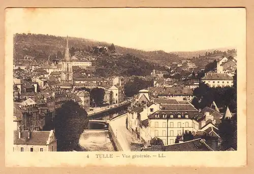 CPA Tulle, Vue generale, gel. 1934