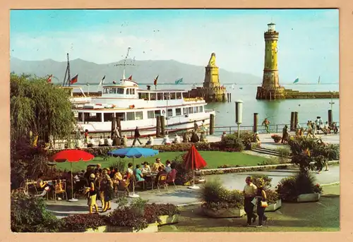 AK Lindau a. Lac de Constance, Au port, en 1972