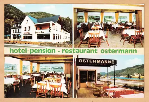 AK Treis-Lützbach, Hôtel- Pension- Restaurant Ostermann, unhil.