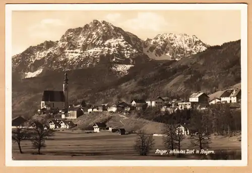 AK Anger, le plus beau village de Bavière, peu importe.