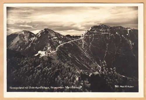 Herzogstand mit Unterkunftshaus, Deutsche Heimatbilder, ungel.