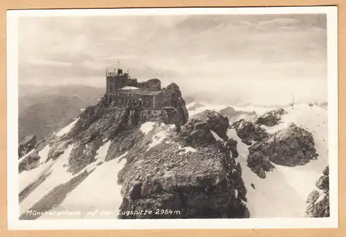 AK Münchenerhaus auf der Zugspitze, ungel.