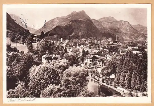 AK Bad Reichenhall, Totalansicht, gel. 1931