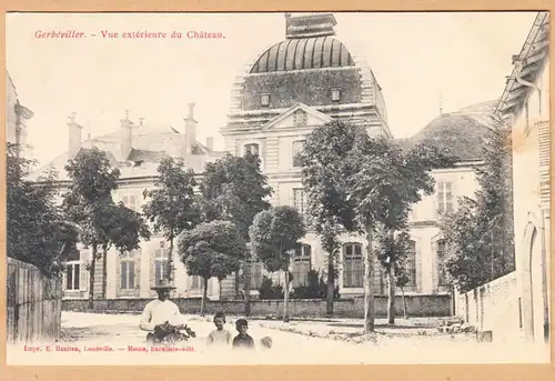 CPA Gerbeviller, Vue exterieure du Chateau, ungel.