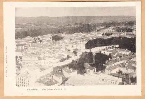 CPA Verdun, Vue generale, ungel.