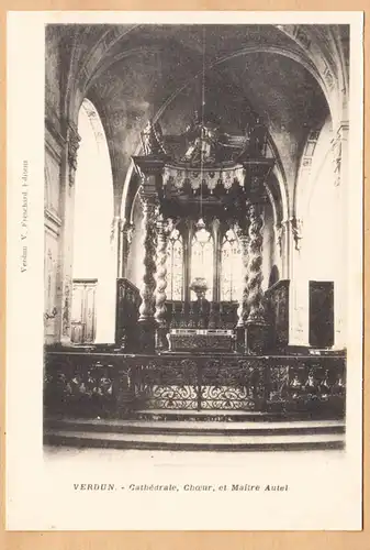 CPA Verdun, Cathedrale chaeur et Maitre Autel, ungel.