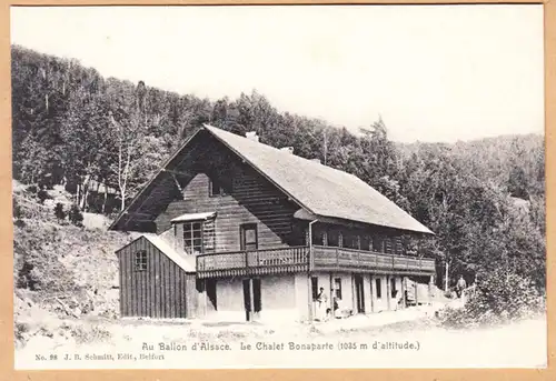 CPA Au Ballon d'Alsace, Le Chalet Bonaparte, ungel.