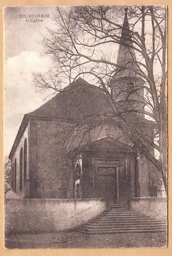 CPA Hilbesheim, L'Eglise, ungel.