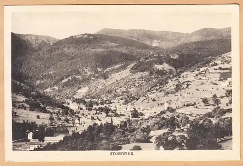 CPA Stosswihr, Vue generale, Hotel de Villa Herr, ungel., ungel.