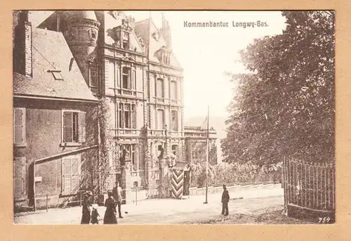 CPA Longwy, commandant, poste de terrain, engl. 1917