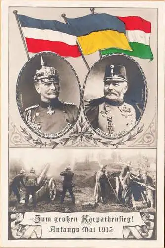 AK Vers la grande victoire des carpathes! Début mai 1915, unhil.