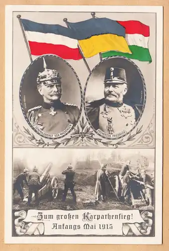 AK Zum großen Karpathensieg! Anfang Mai 1915, ungel.