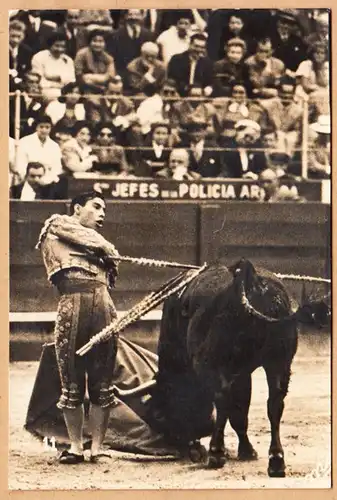 CPA Corrida de Toros, Un pase natural, gel.