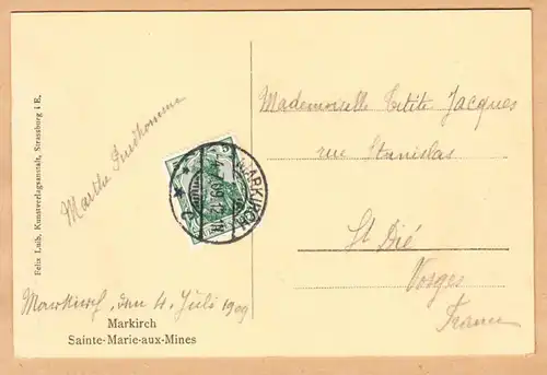 CPA Sainte-Marie-aux-Mines, Vue generale, gel.1909