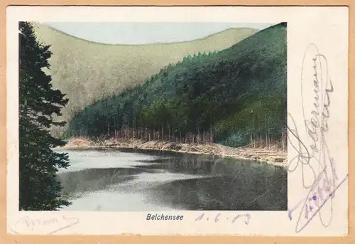 CPA Belchensee, Gasthaus Grosser Belchen, gel.1903