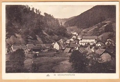 CPA Grandfontaine, Vue generale, gel.1932