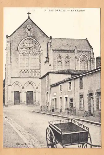 CPA Les Gardes, La Chapelle, ungel.