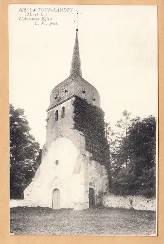 CPA La Tour Landry, L'Ancienne Eglise, ungel.