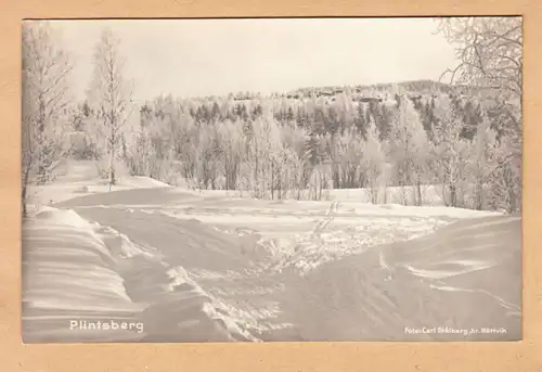 AK Plintsberg, paysage verschneite, ohnel.