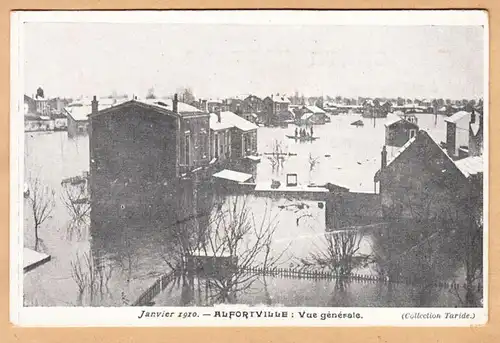 CPA Alfortville, Janvier 1910, Vue generale, ungel.