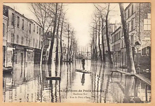 CPA Ivry sur Seine, Banlieue Sud, Rue du Pont d'lvry, ungel.