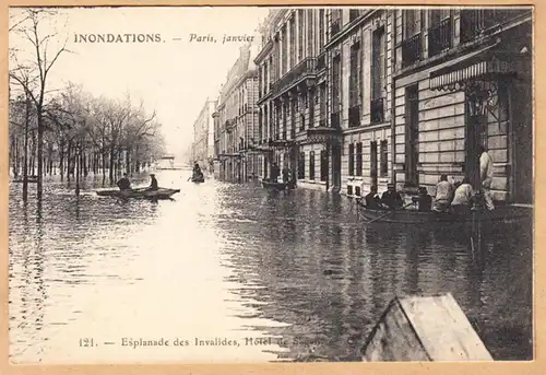 CPA Paris, Esplanade des Invalides, Hotel de Sagan, unhäll.