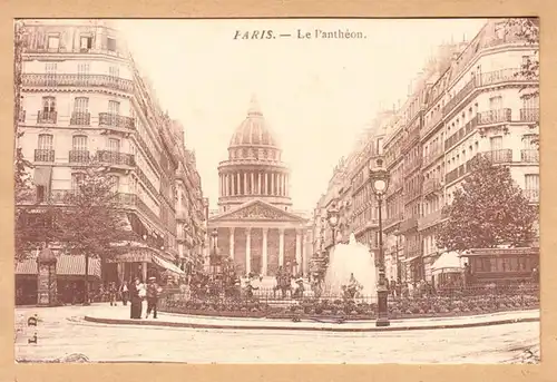 CPA Paris- Le Pantheon, ungel.