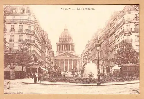 CPA Paris-Le Panthéon, uns.