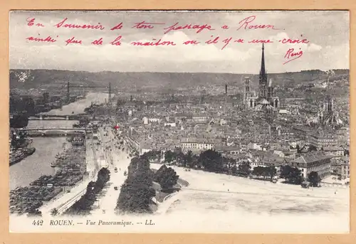 CPA Rouen, Vue Panoramique, ungel.